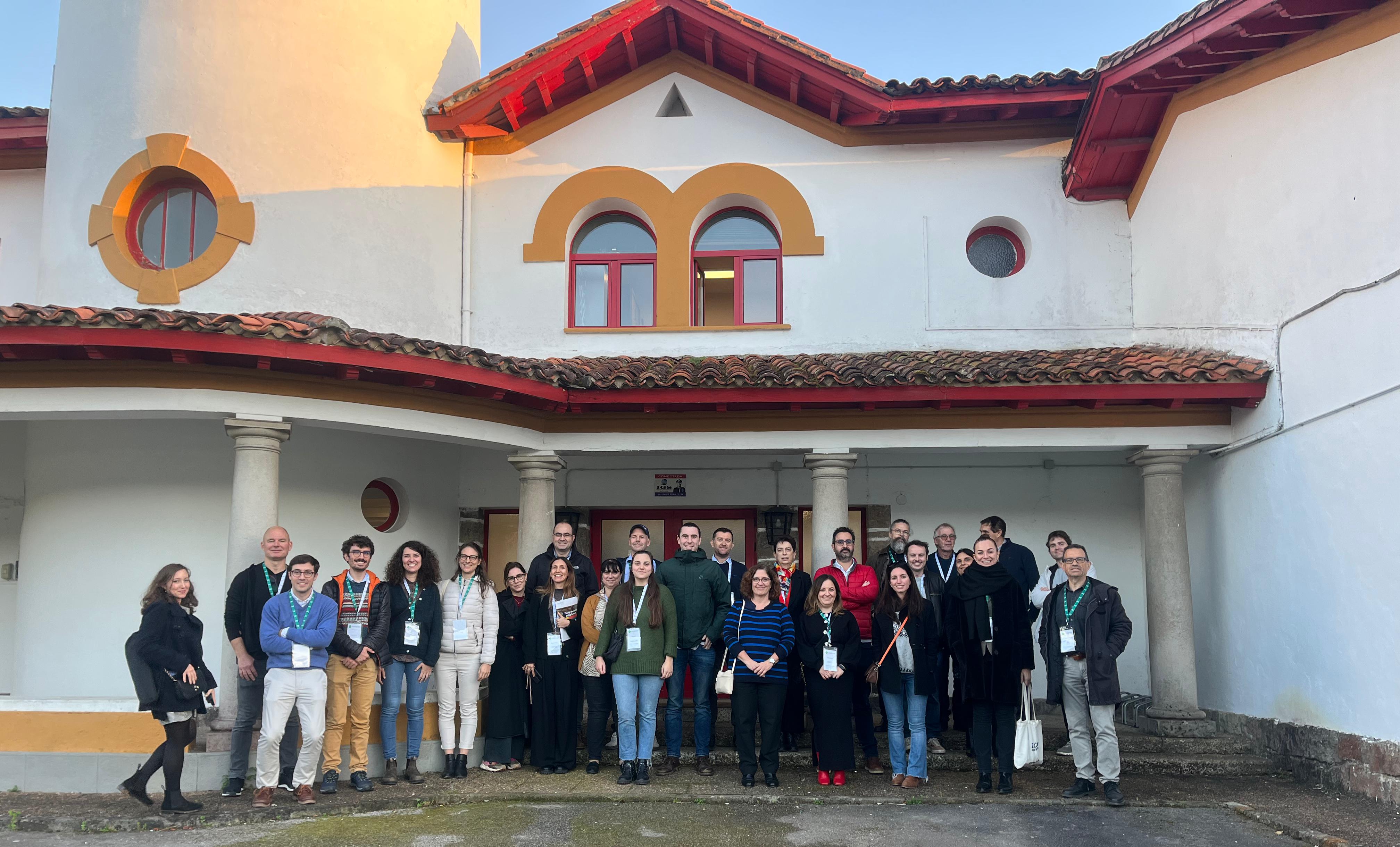 Miembros del consorcio GUARDIANS durante su visita al SERIDA.
